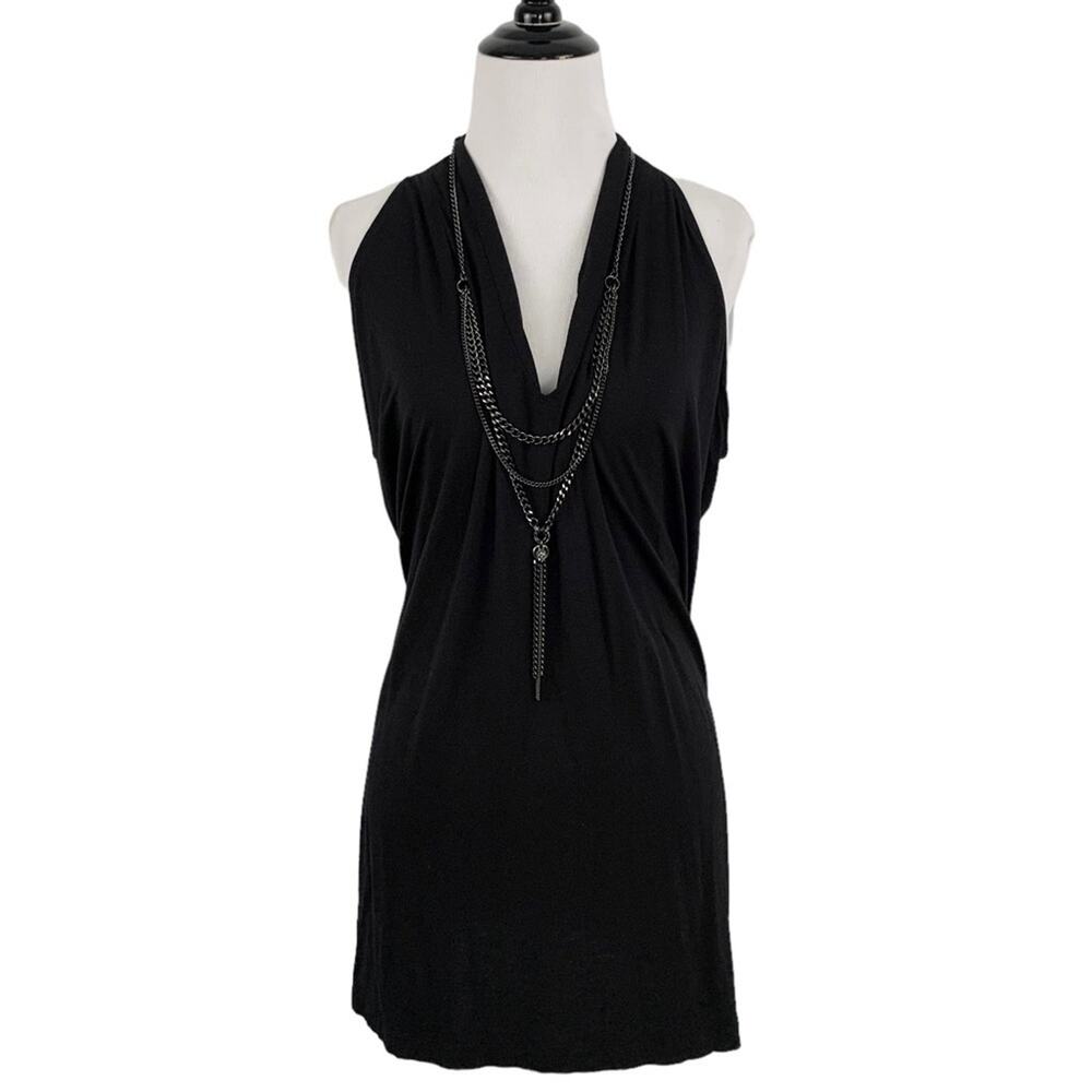 Vince Black Sleeveless Tunic Top